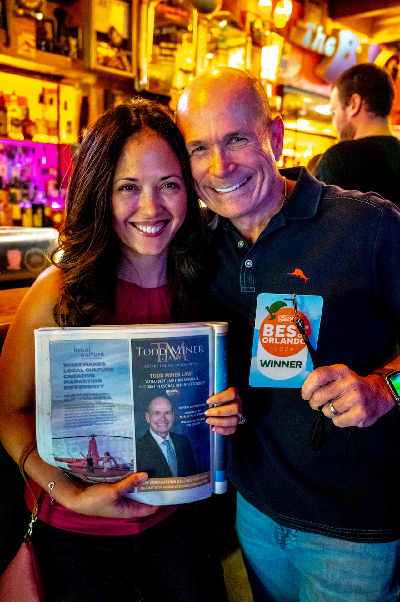 Revelers at the Official Unofficial “Best Of” Orlando Weekly Party and Award Pick-Up