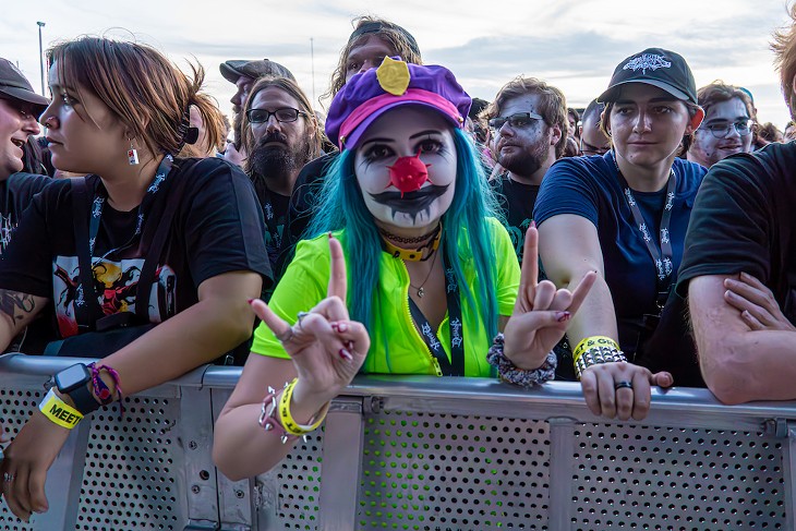 A Dr. Rockzo fan at the Orlando Amphitheater