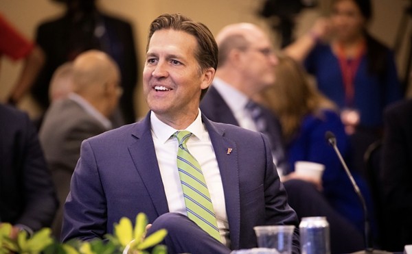 Ben Sasse, the former president of the University of Florida, is seen in this Nov. 1, 2022, photograph after the Board of Trustees voted to appoint him to the job. He took office in February 2023.