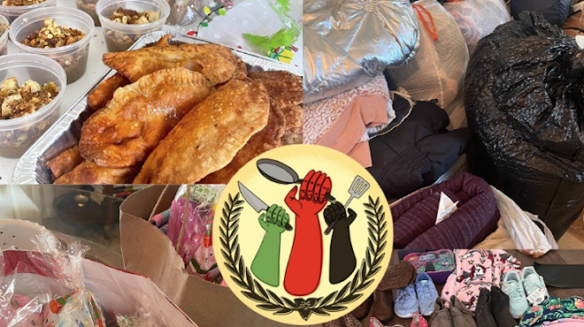 A pop-up swap shop benefits the local People's Free Kitchen this weekend