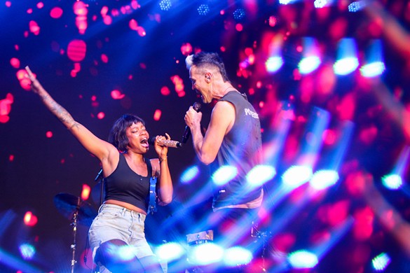 Fitz and the Tantrums 'just wanted to shine' at Orlando's Frontyard Festival, and it sure looks like they did