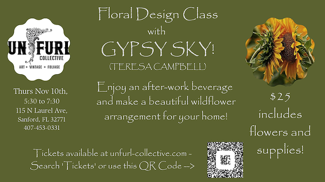 Floral Arranging Class with Gypsy Sky
