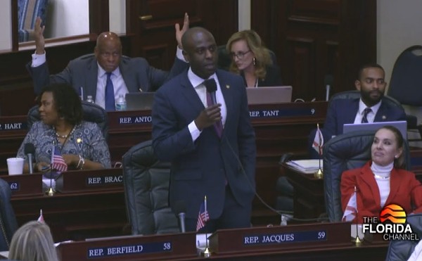 Florida Rep. Berny Jacques (R) argues that Democrats pressured a fellow Democrat to vote down on a bill decried as "politically motivated" and opposed by abortion rights advocates.