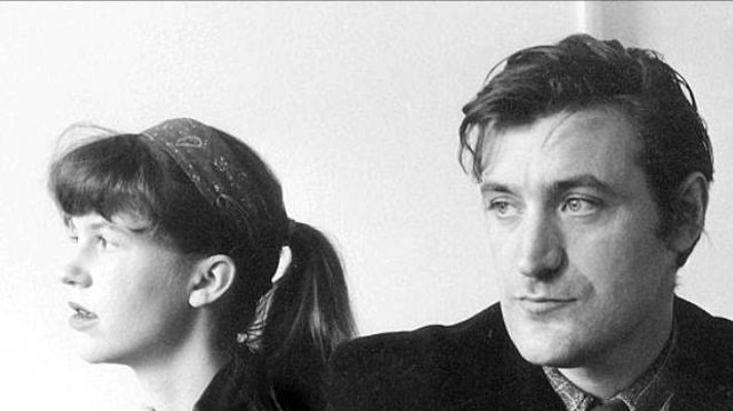 Scorpio author Sylvia Plath (shown here with husband Ted Hughes) had a disturbing, melodramatic relationship with romance.