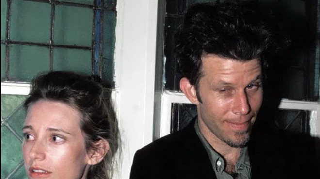 Sagittarian Tom Waits and his wife, Kathleen Brennan, in 1984