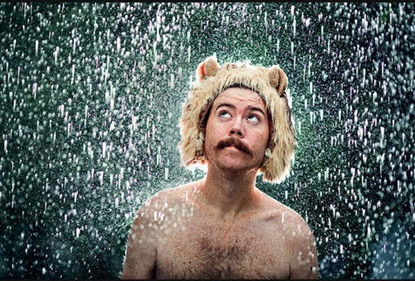 Gloomy Bear - Jon-Paul Douglass' "Rain Bear," part of Snap Orlando's "Homegrown," at OMA through May 22