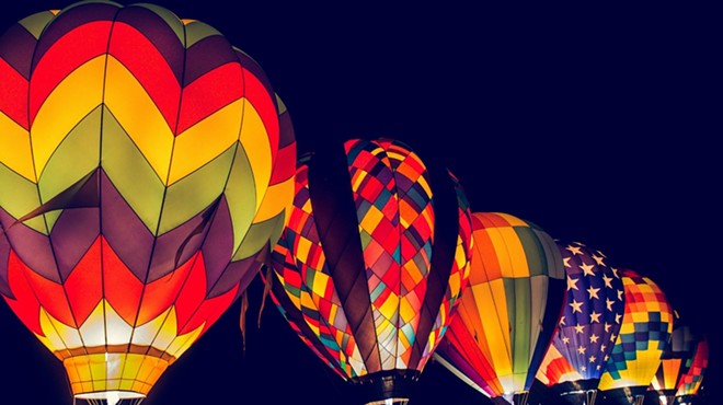 Ride a hot air balloon at Glow in the Park in Apopka this Memorial Day weekend