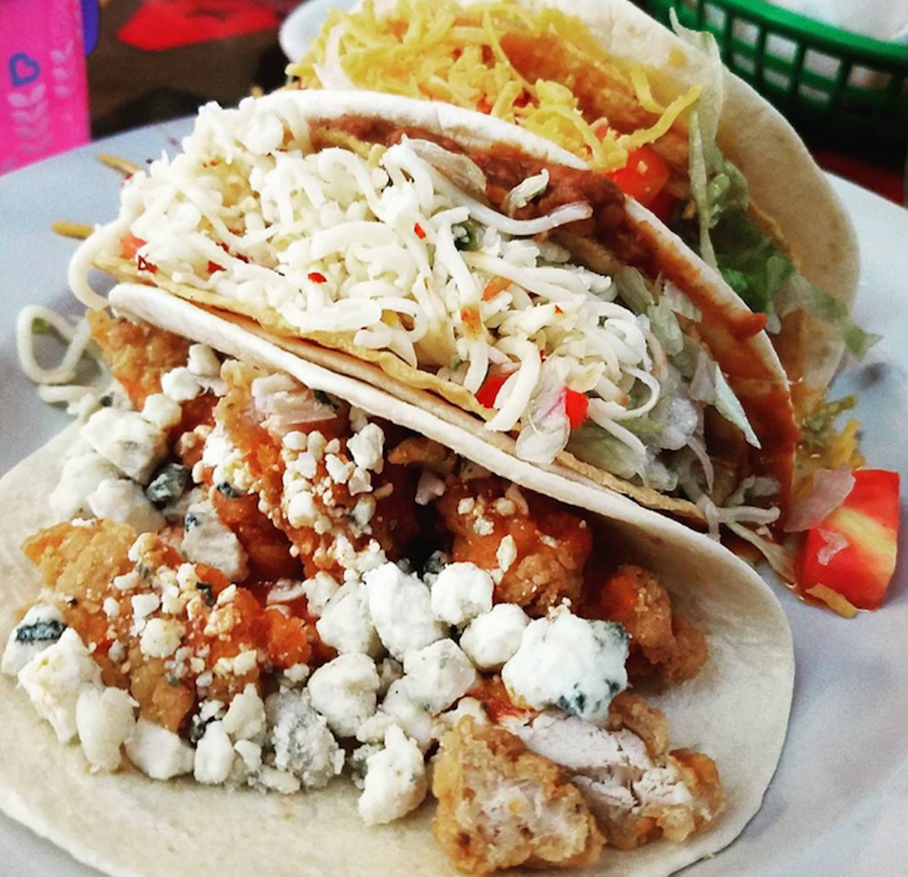  PR&#146;s Taco Palace
717 W Smith St, Orlando, (407) 440-2803
The tacos at PR&#146;s Taco Palace tacos can be a little bit on the pricer side, but on Tuesdays, you can get the two tacos for $6.
Photo via earthdock/Instagram