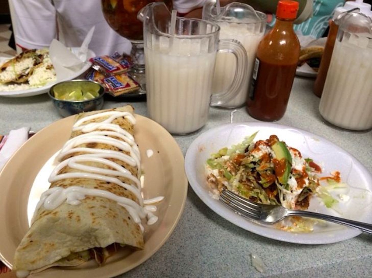 El Pueblo Mexican Restaurant
7124 Aloma Ave, Winter Park, 407- 677-5534
This small spot packs big flavor with its sopas, spicy salsa and $1.75 tacos. Share a refreshing pitcher of horchata with your dining companion for a sweet finish. 
Photo via kikiestradac/Instagram