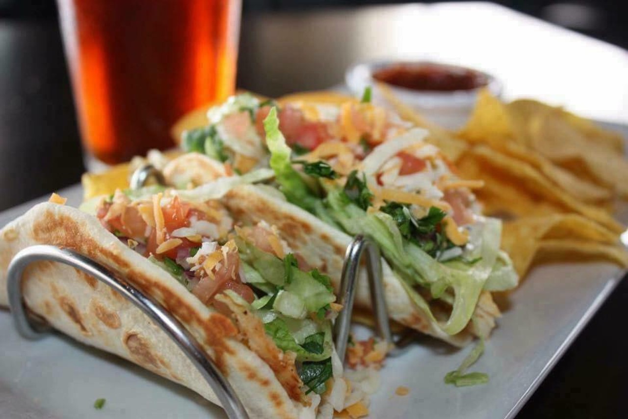 The Brass Tap
Multiple Locations
To finish off the day or kick of your night, grab a beer and some tacos at a great price. As for some choices, you can choose 3 chicken tacos for $8, 3 cod tacos for $8.50 or 3 pork tacos for $9. 
Photo via The Brass Tap/Facebook