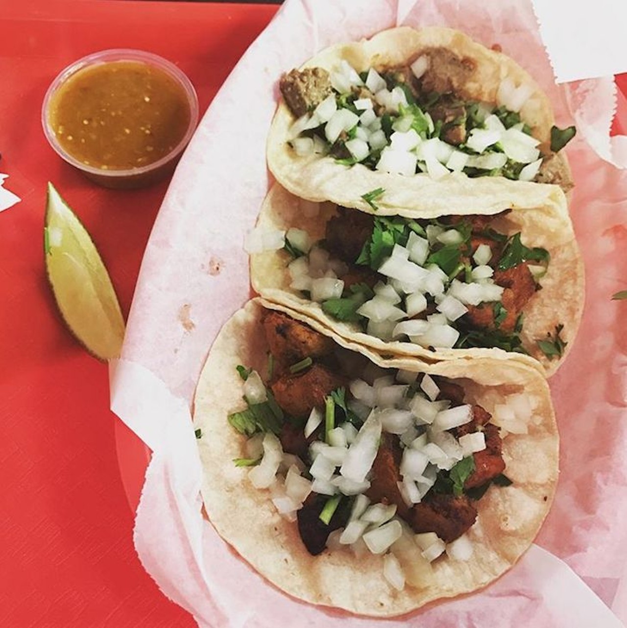 Taco&#146;s El Rancho
331 N Orange Ave, 407-849-0033
For a $2.66 taco with your choice of meat and any topping you&#146;d like, this deal can&#146;t be beat. Add on a side of rice and beans and you&#146;ve created yourself a meal of champions.
Photo via atsantana/Instagram
