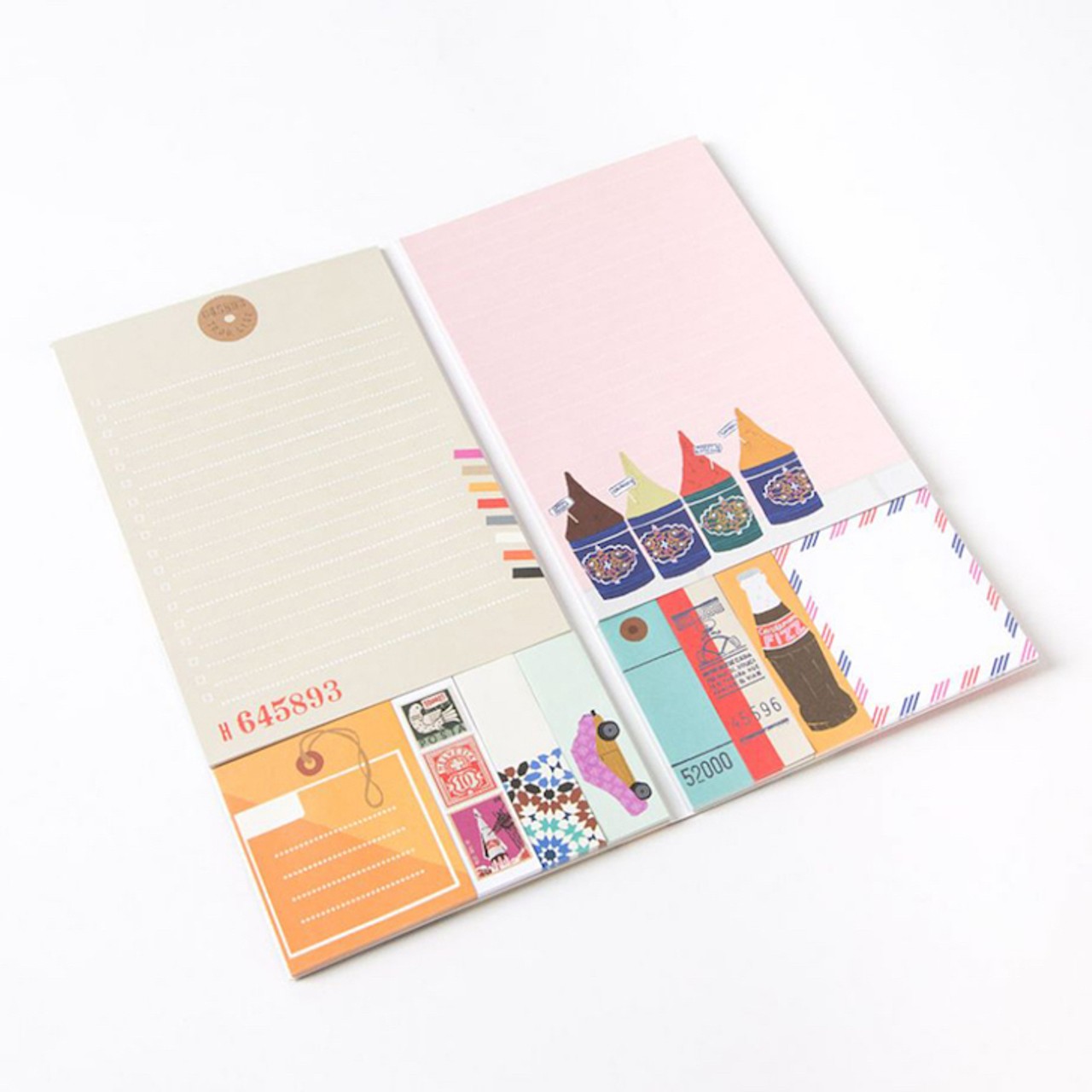 En Route Sticky Notes & To-Do Lists, $12.95 For the wandering-traveler type of stationery lover, this sticky-note pack will help you gallivant through the world with a prepared set of listicles. The hook closure makes it the perfect spot to keep an airplane ticket.