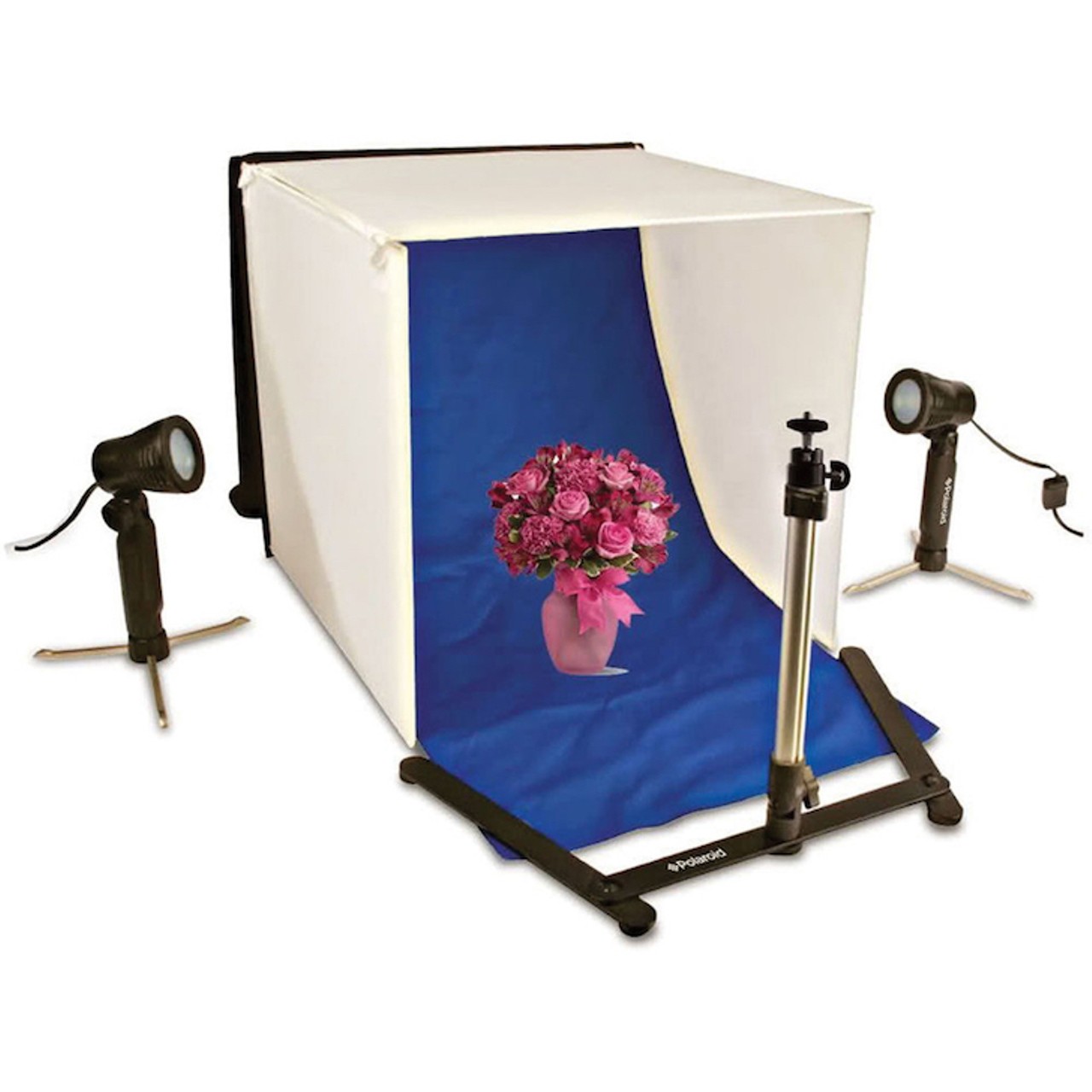 Polaroid Photo Studio Kit, $45.99
Excellent for the artist or photographer who needs an easy-to-set-up tabletop photo studio for a small workspace. Take pictures of small items like jewelry, enamel pins or anything smaller than a loaf of bread.