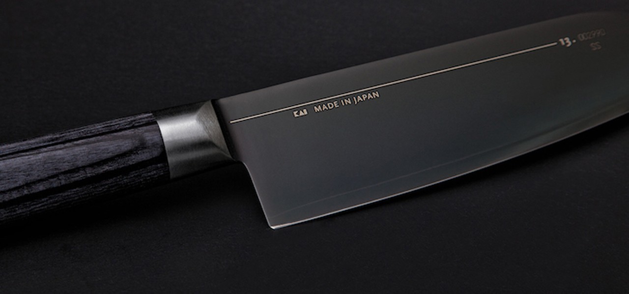 Knife set by Michel Bras/Kai (Williams-Sonoma, $2,155-$3,080)
The set of knives developed by legendary French chef Michel Bras and Japanese blade forger Kai aren't just well-made utilitarian cutters &ndash; they're works of art. Since acquiring a 3-inch sheep's-foot paring knife and a 6-inch santoku knife last year, I've covetously eyed the other titanium-coated, matte-finished and pakkawood-handled blades in the set.