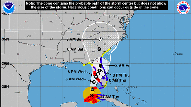 Hurricane Ian's forecasted track shifts slightly south, away from Tampa Bay (2)