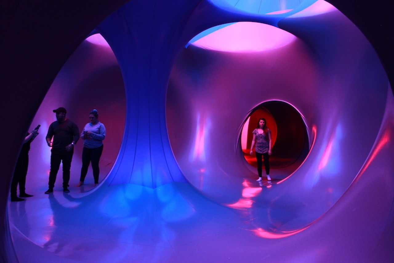 Inside downtown Orlando's enormous 'Architects of Air' inflatable structure