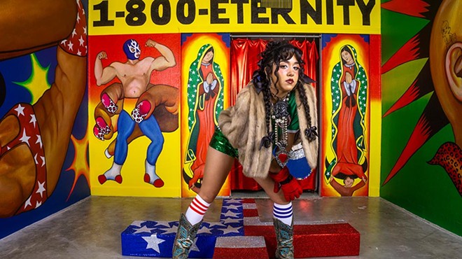 Emily Martinez's "1-800-Eternity" closes at FAVO this weekend.
