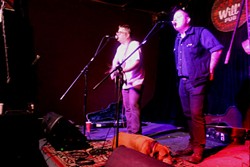 Jon Snodgrass &amp; Austin Lucas at Will's Pub (photo by Ashley Belanger)