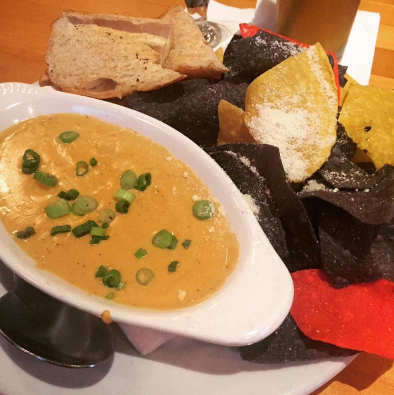Irish Stout sharp cheddar chip from Dexter&#146;s
Multiple locations
A hot bowl of sharp cheddar with Irish Stout beer, garlic, heavy cream served with toasted French bread.
Photo via tattoosandtruffles/Instagram
