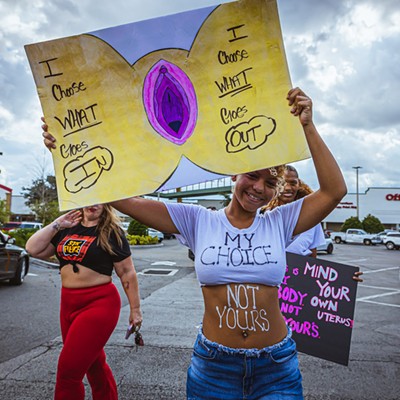 Lakeland protests in support of 13-year-old arrested at abortion rights rally [PHOTOS]