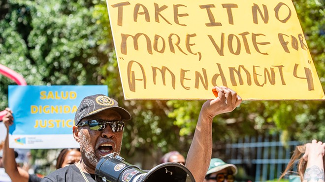 The Yes on 4 rally and March at Lake Eola Park