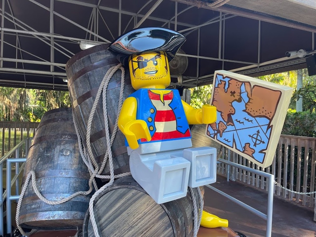 Legoland's brand new ride Pirate River Quest boat ride sets sail