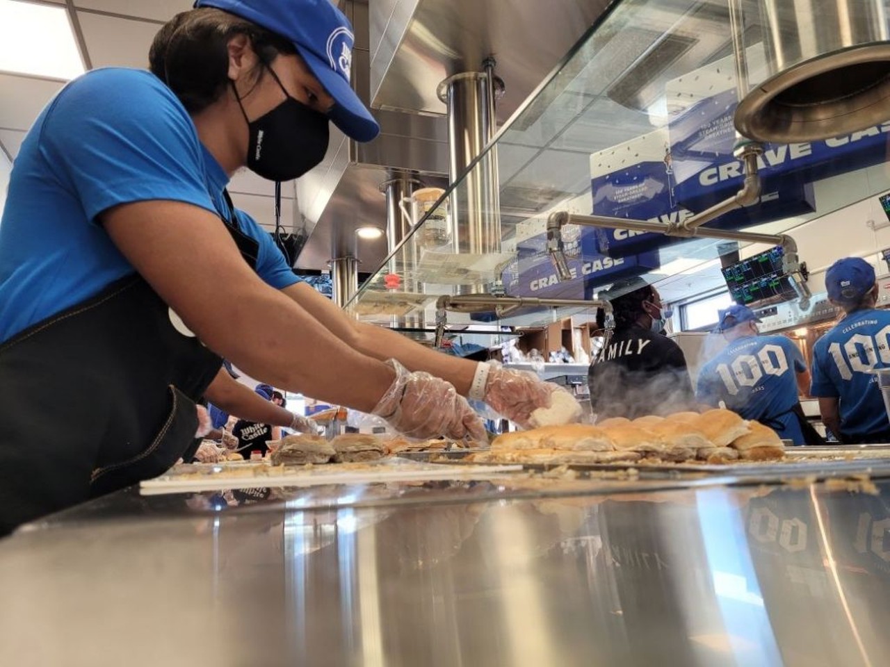 Look inside the world's largest White Castle before its grand opening in Orlando