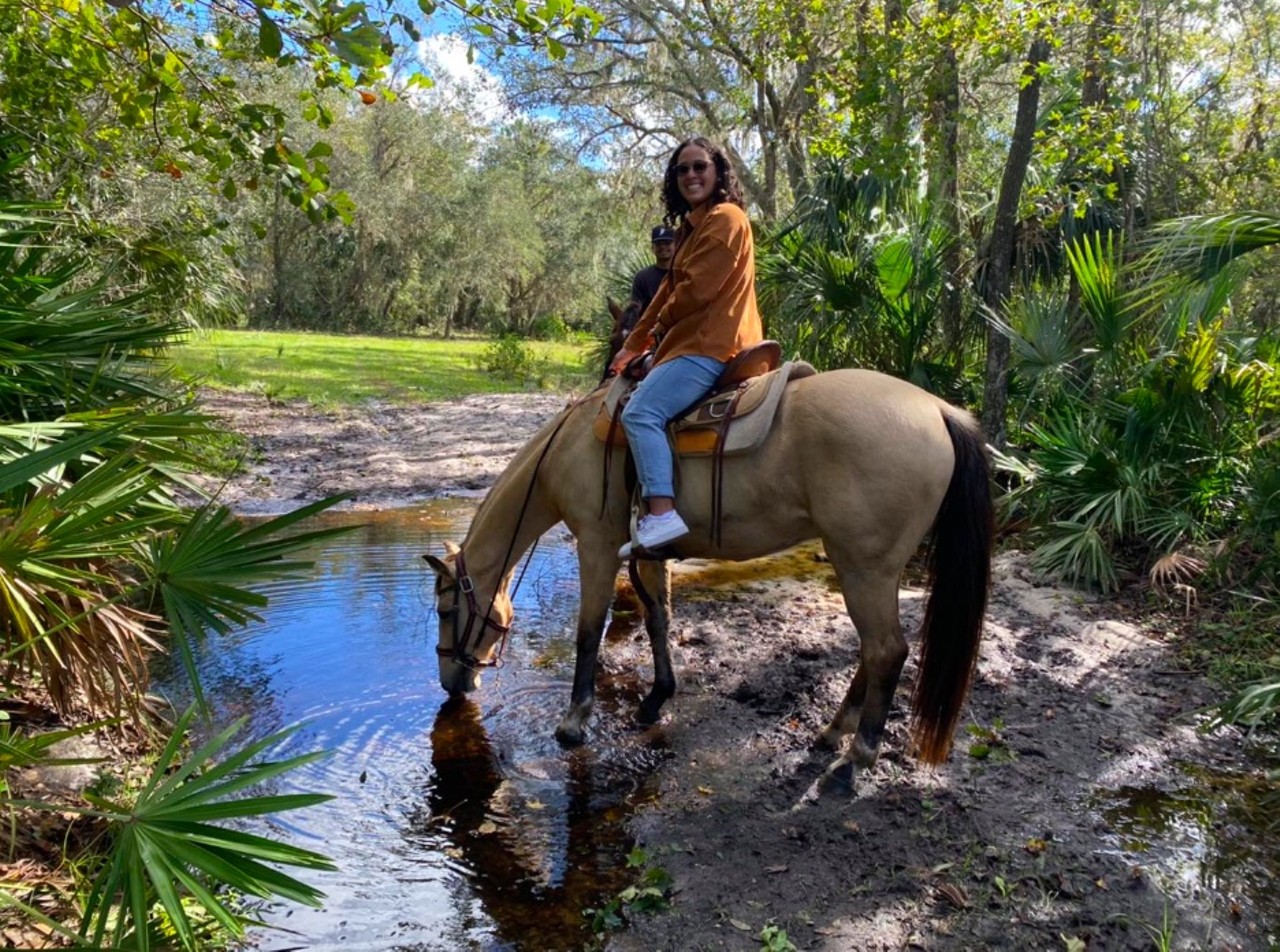 Go horseback riding
Various locations 
Live out your wildest Wild West dreams with a guided horseback ride through Central Florida. Some ranches, like Hidden Palms Ranch, offer private rides, if you want to be truly alone (with your tour guide, of course).