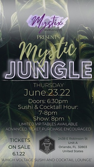 Mystix Burlesque Presents: Mystic Jungle