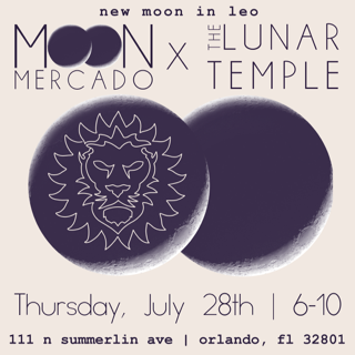 New Moon in Leo: Moon Mercado x The Lunar Temple