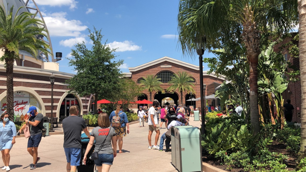 Disney Springs began partial reopening on May 20.