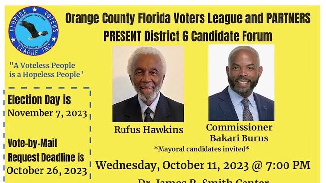 Orange County Florida Voters League and Partners Present District 6 Candidate Forum