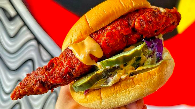 Mark Drake's latest solar return with a free slider at Dave's Hot Chicken