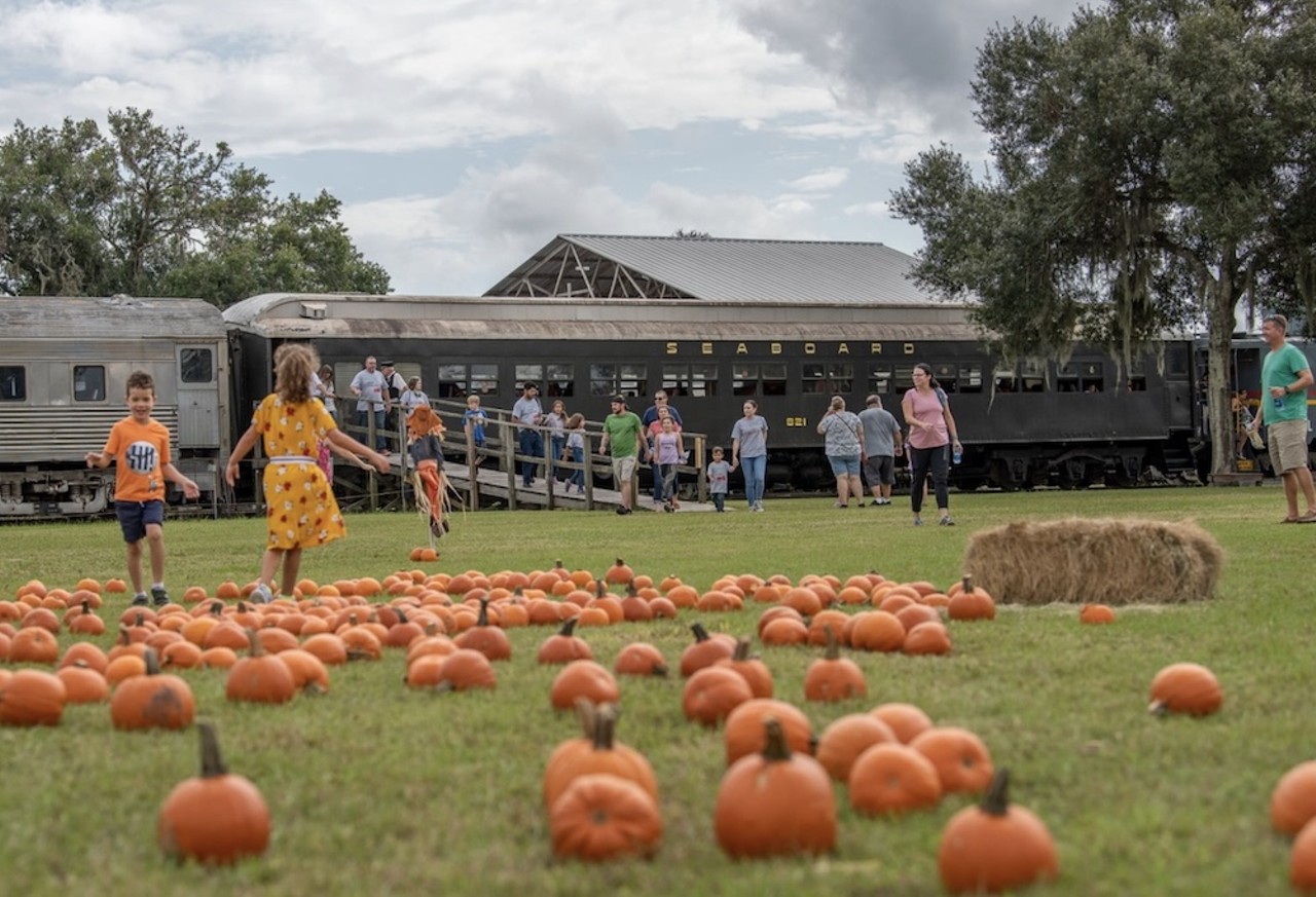 Florida Railroad Museum Pumpkin Patch Express
12210 83rd St. East, Parrish
Oct. 19 to 27
The Florida Railroad Museum is set to host its annual Pumpkin Patch Express in October. With the purchase of a ticket, guests get access to hayrides, arts and crafts stations, games and more.