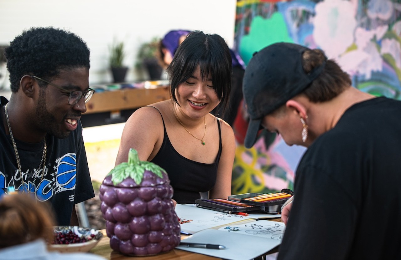 Orlando artist Boy Kong and friends launch Fruits, a weekly 'art yoga' meetup at Kaya