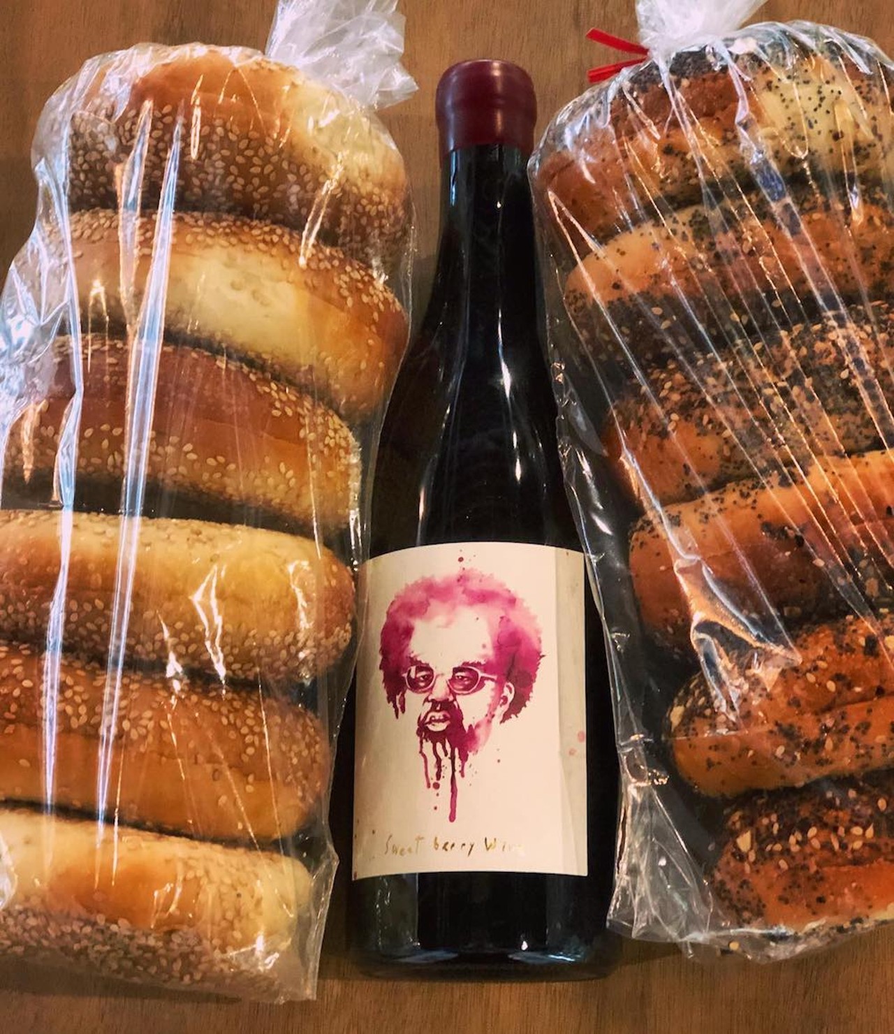 Eola General 
Call 407-723-8496 to order ahead for curbside pickup, including their Bagels + Bottles promotion featuring Swan City Bagels' sesame & everythang, and Curate Orlando's chugworthy sweet berry Las Jaras Wines.
Photo via Eola General/Facebook