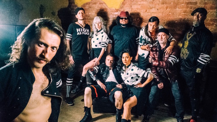 Gogol Bordello's current tour will donate a portion of its proceeds to aid Ukraine.