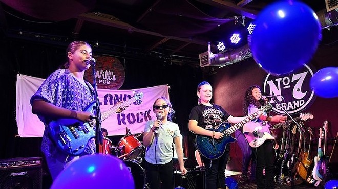 Girls Rock Camp showcase at Will's in 2019