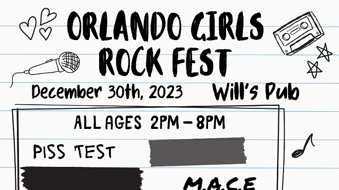 Orlando Girls Rock Fest: Piss Test, MACE, Double Bubble, Stiletto, Antagonizer, Bacon Grease