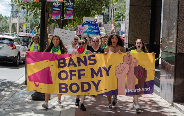 Orlando rallied for abortion rights at downtown Bans Off My Body protest
