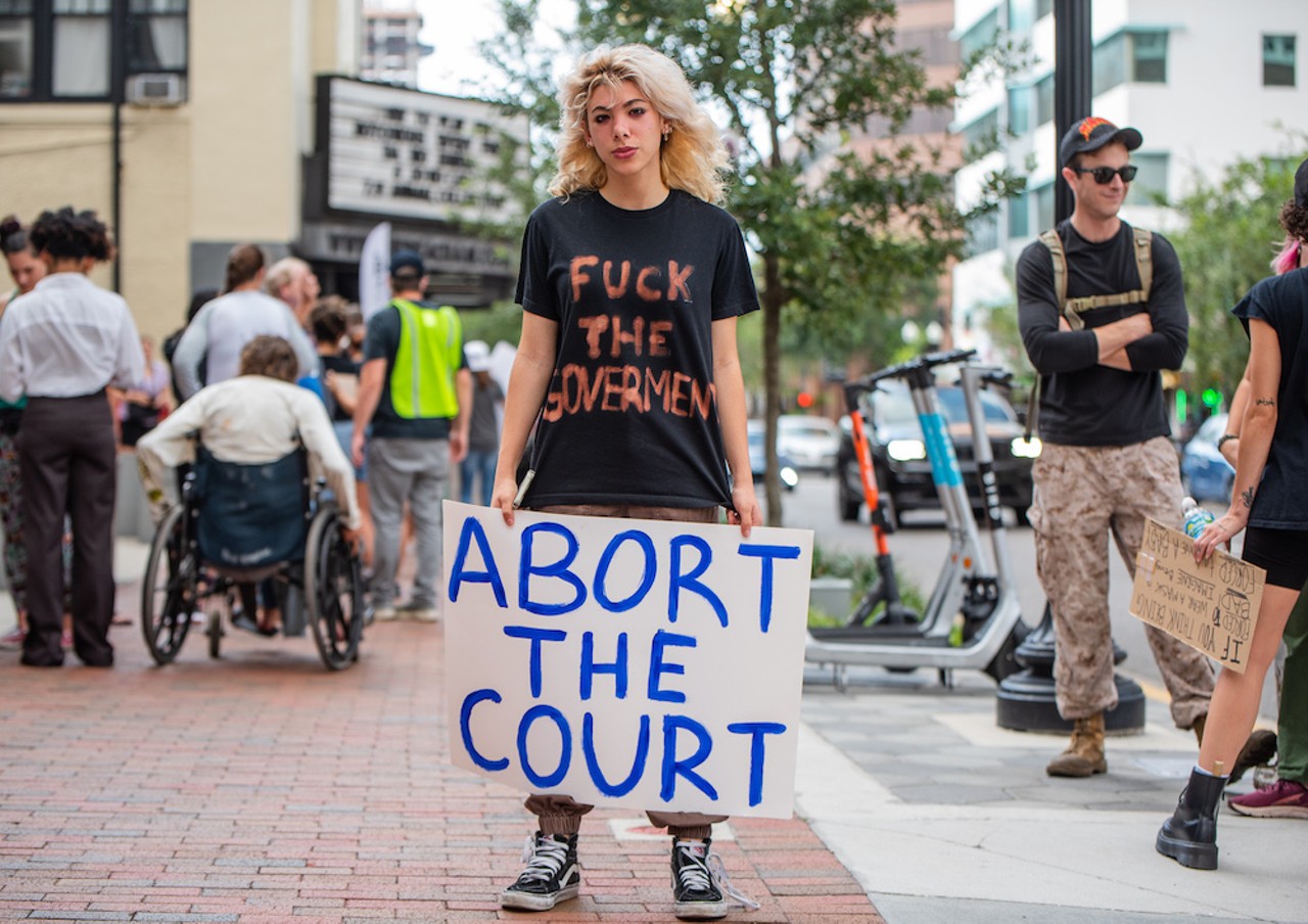 Orlando rallied for abortion rights downtown Monday in wake of Supreme Court overturning 'Roe v. wade'