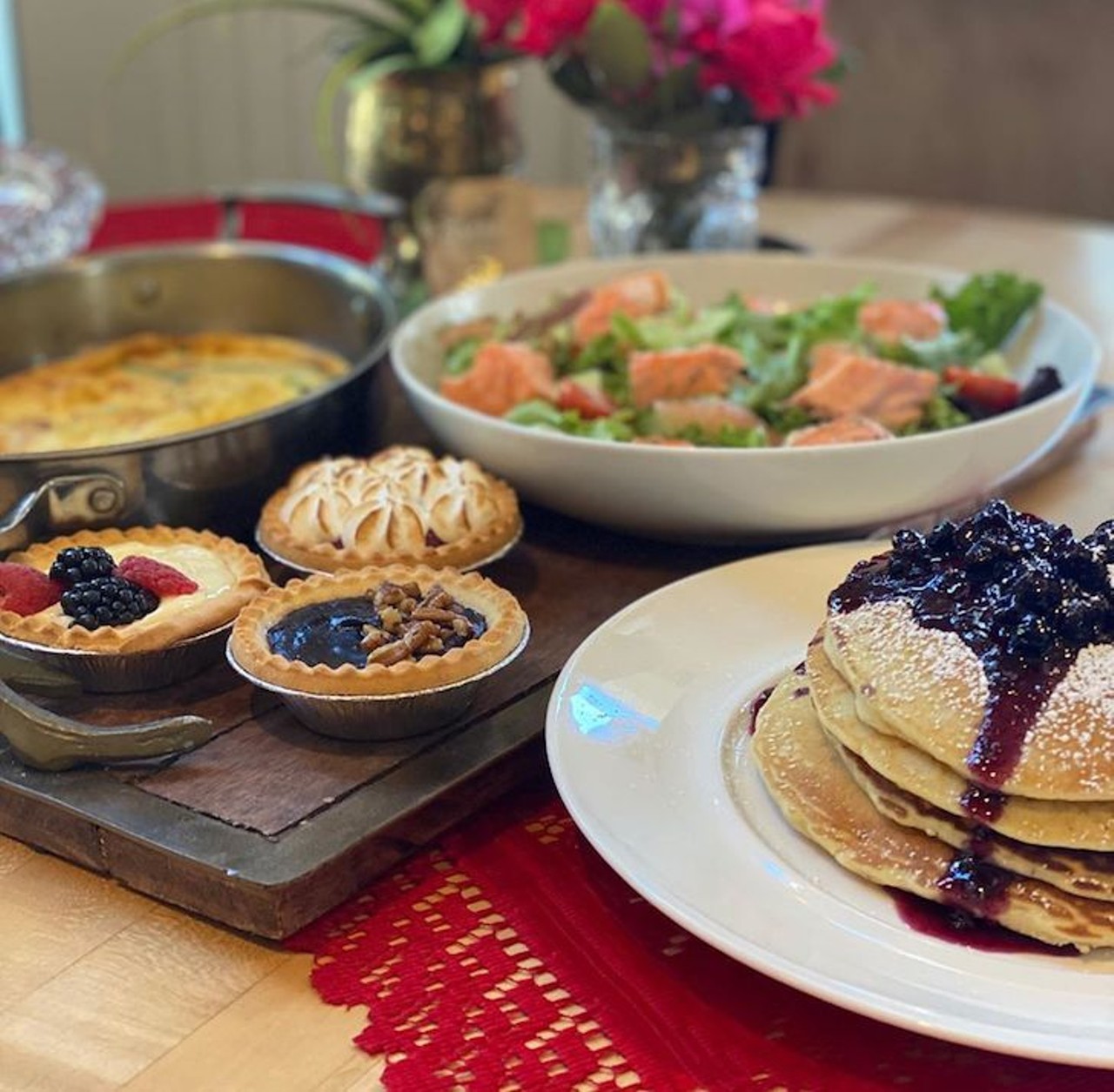 Osprey Tavern 
4899 New Broad St., 407-960-7700
Osprey is offering a big Mother&#146;s Day Brunch spread with optional wine add-ons for delivery or pick-up. Pre-orders open until Friday, May 8. Call the restaurant or preorder on their website.
Photo via Osprey Tavern/Facebook