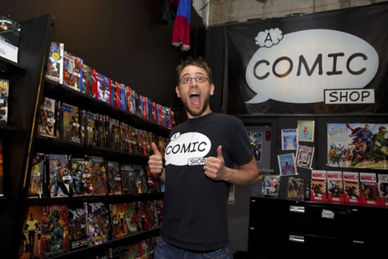 A Comic Shop to grab a beer at the Geek Easy, while you're reading your Wednesday books.