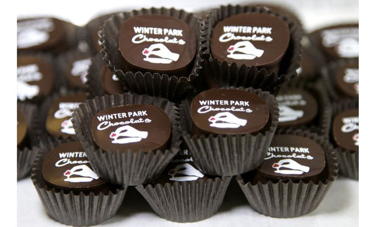 The Winter Park Chocolate Factory for delicious handmade sweets.via