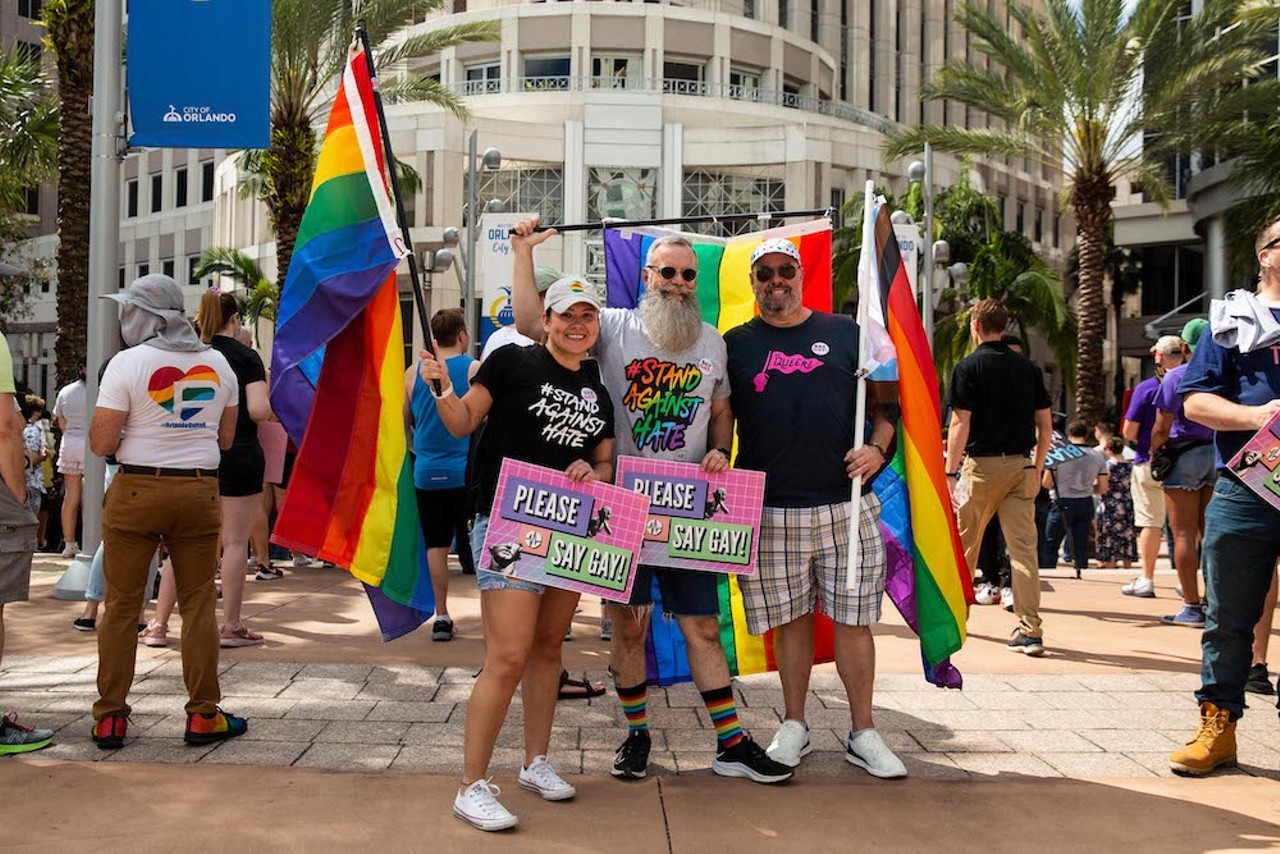 Orlandoans showed up to make their voices heard at Saturday's Rally For Our Collective Rights