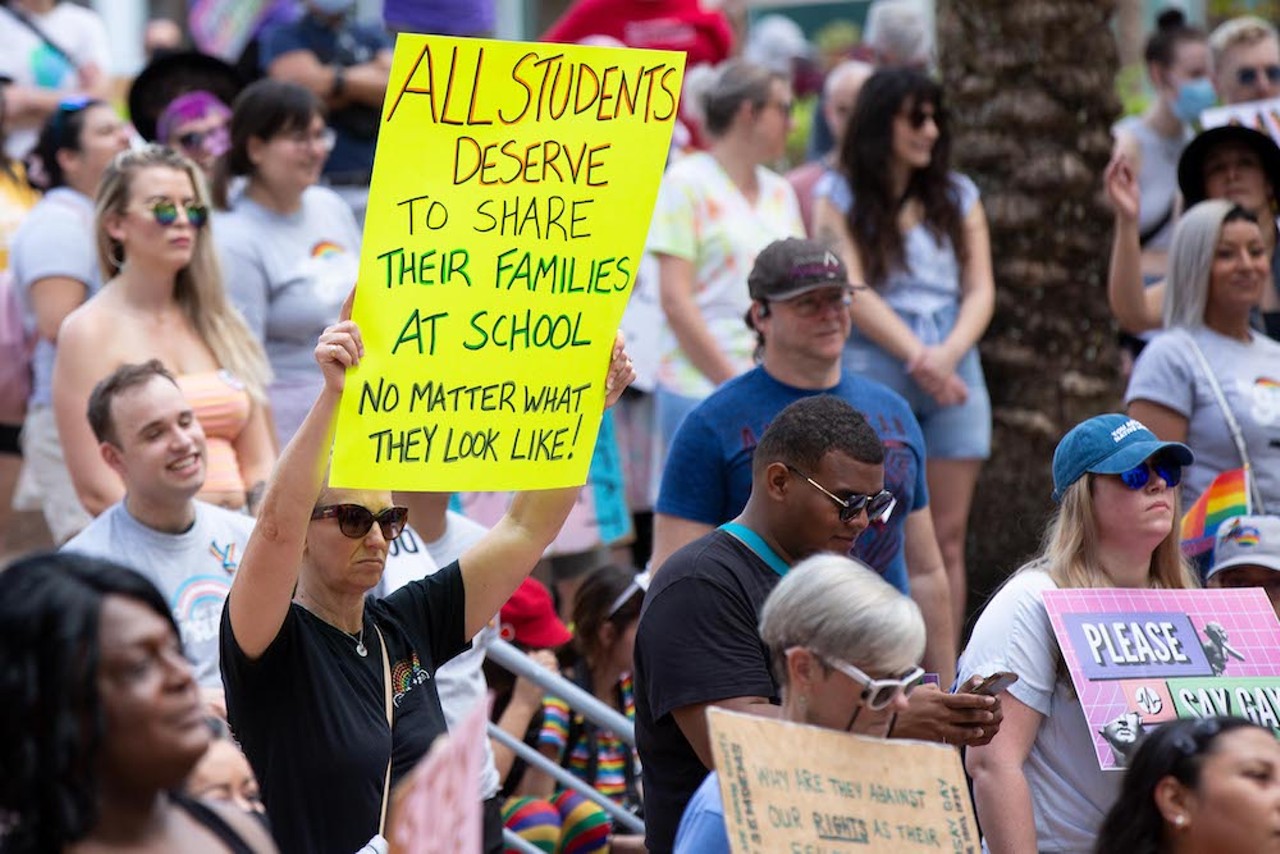 Orlandoans showed up to make their voices heard at Saturday's Rally For Our Collective Rights