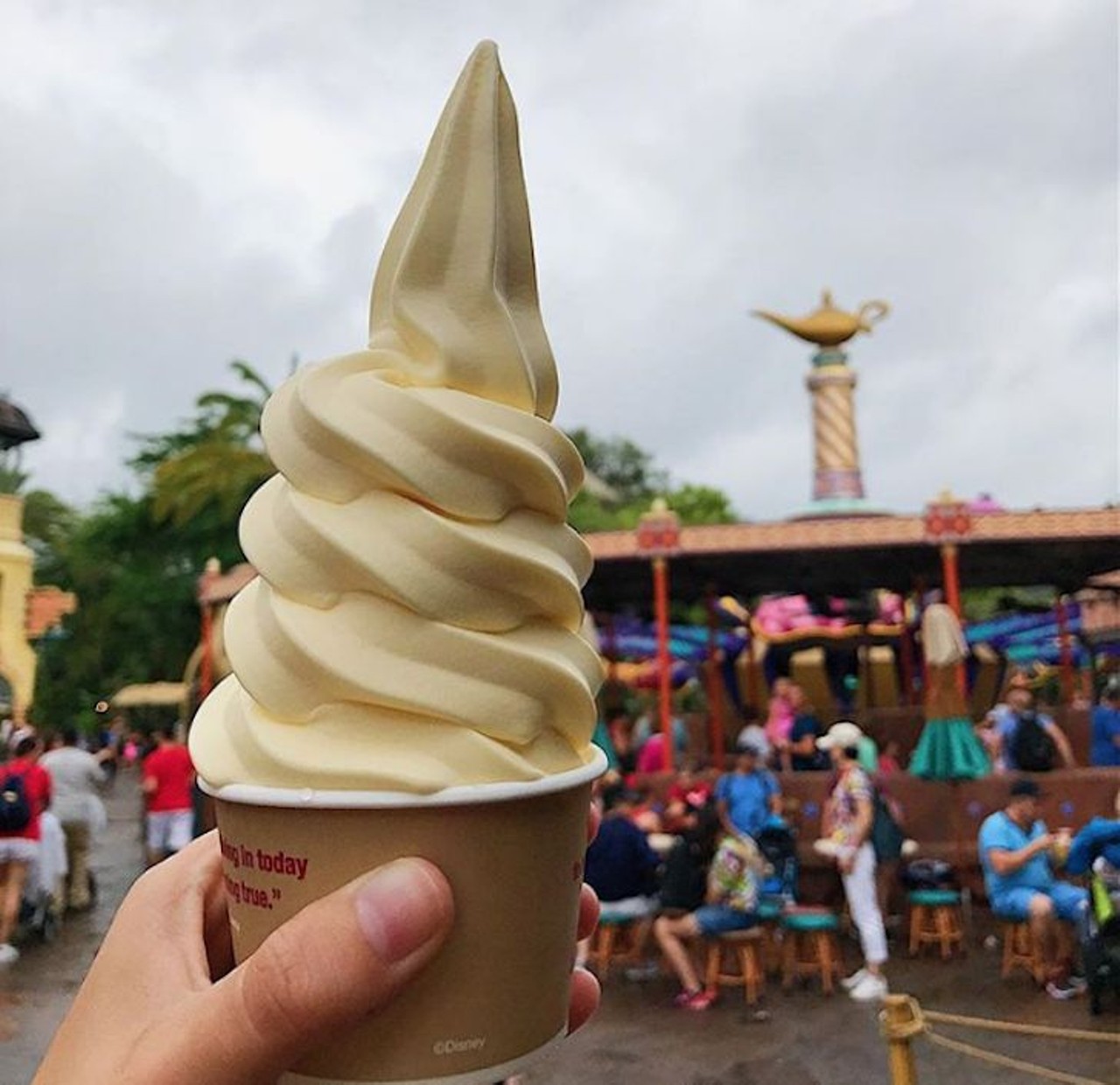 Best Thing to Eat at a Theme Park
1. Dole Whip, at Disney, disneyworld.disney.go.com 
2. Butter Beer, at Universal, universalorlando.com
3. Turkey Leg, at Disney, disneyworld.disney.go.com
Photo via kktravelsandeats/Instagram
