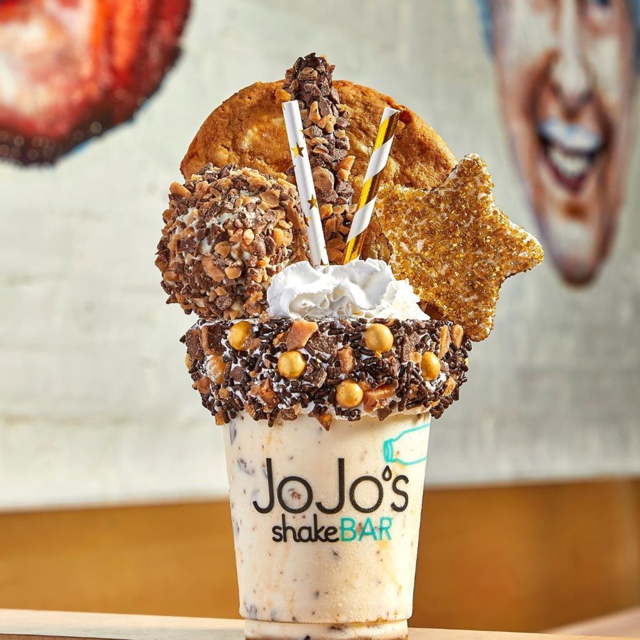 JoJo&#146;s Shake Bar 
Coming soon
Chicago&#146;s most outrageous milkshake bar is coming to International Drive. Depending on the holiday, there&#146;s a rotation of milkshake flavors, but its mainstay classic, the Gold Digger, is the one to try. It&#146;s a caramel toffee shake topped with a gold star marshmallow, toffee pretzel and a white chocolate macadamia nut cookie. 
Photo via JoJo&#146;s Shake Bar/Facebook