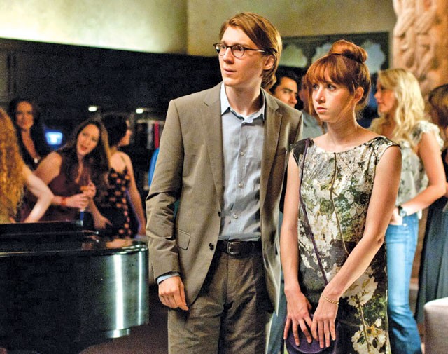 Paul Dano is smitten with his own creation, and without warning, there she is.
