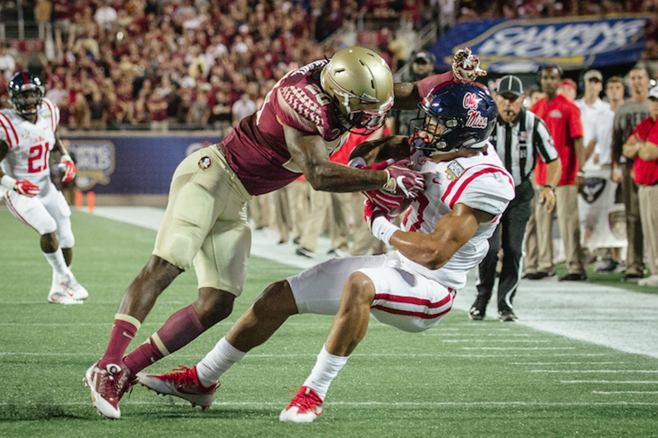 Photos from FSU's 45-34 victory over Ole Miss at Camping World Stadium